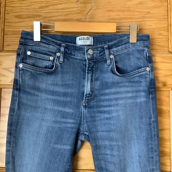 AGOLDE Sophie Hi Rise Skinny Crop Jean Size 29 - Picture 4 of 11